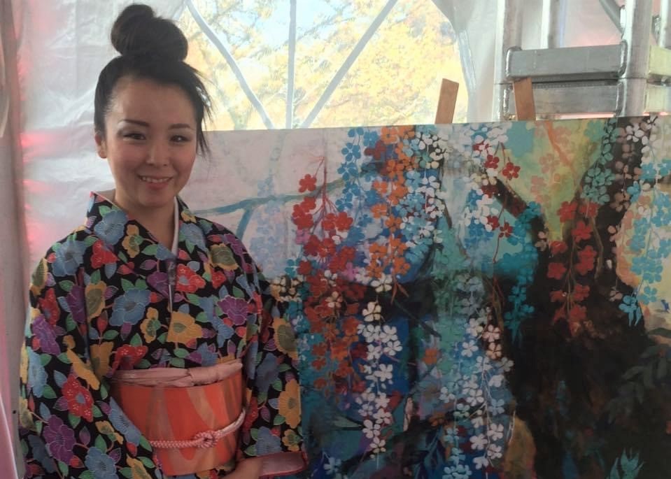 Visiting Professor Hiromi Katayama offers art courses for campus and